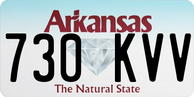 AR license plate 730KVV
