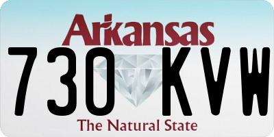 AR license plate 730KVW