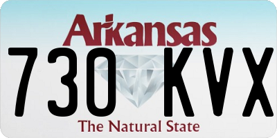AR license plate 730KVX