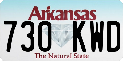 AR license plate 730KWD