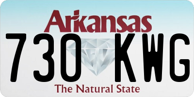 AR license plate 730KWG