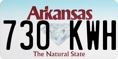 AR license plate 730KWH