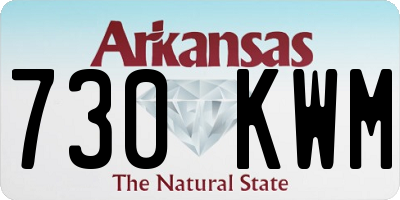 AR license plate 730KWM