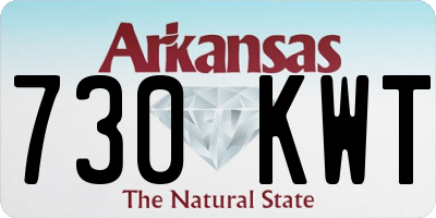 AR license plate 730KWT