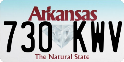 AR license plate 730KWV