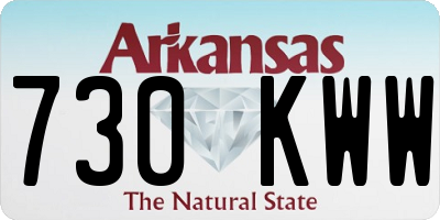 AR license plate 730KWW