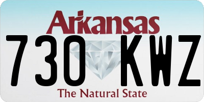 AR license plate 730KWZ