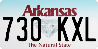 AR license plate 730KXL