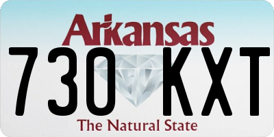 AR license plate 730KXT