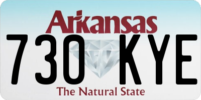 AR license plate 730KYE
