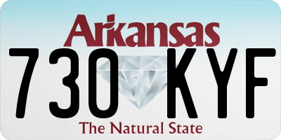 AR license plate 730KYF