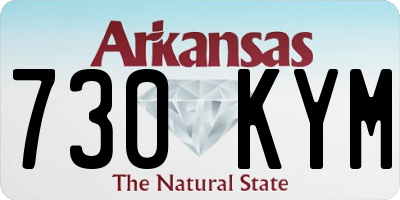 AR license plate 730KYM