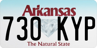 AR license plate 730KYP