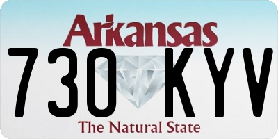 AR license plate 730KYV