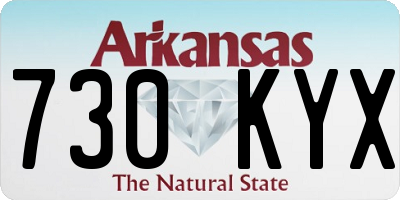 AR license plate 730KYX