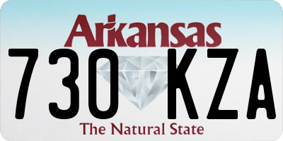 AR license plate 730KZA