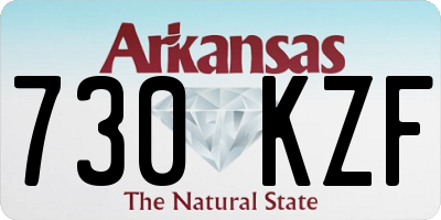 AR license plate 730KZF