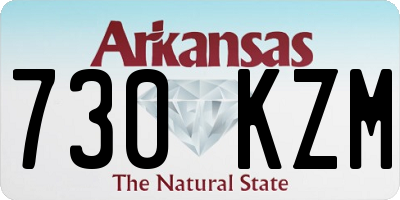 AR license plate 730KZM