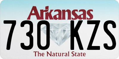 AR license plate 730KZS