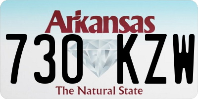 AR license plate 730KZW