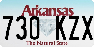 AR license plate 730KZX