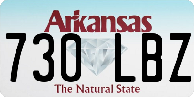 AR license plate 730LBZ