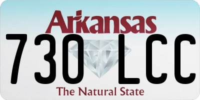 AR license plate 730LCC