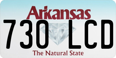AR license plate 730LCD