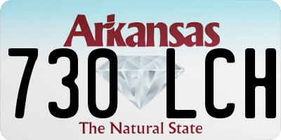 AR license plate 730LCH