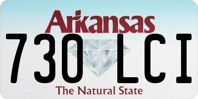 AR license plate 730LCI