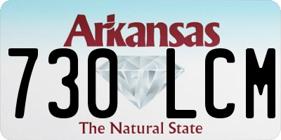 AR license plate 730LCM