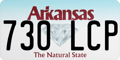 AR license plate 730LCP