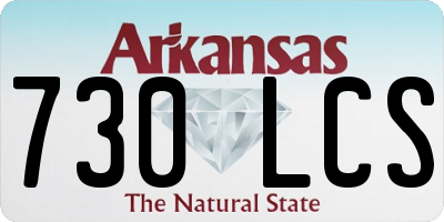 AR license plate 730LCS