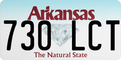 AR license plate 730LCT