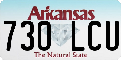 AR license plate 730LCU