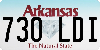 AR license plate 730LDI