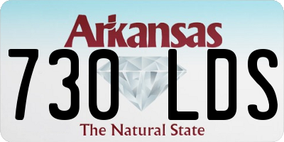 AR license plate 730LDS