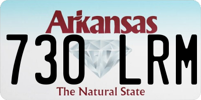 AR license plate 730LRM