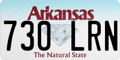 AR license plate 730LRN