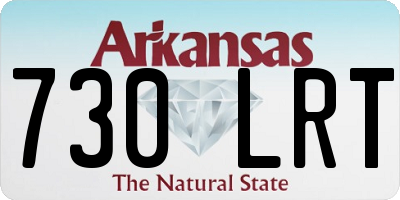 AR license plate 730LRT
