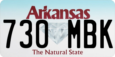AR license plate 730MBK