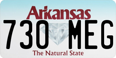AR license plate 730MEG