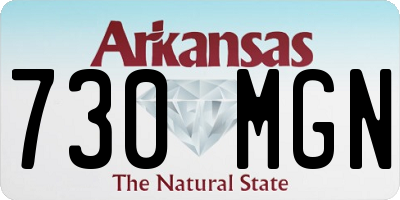 AR license plate 730MGN