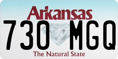 AR license plate 730MGQ