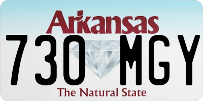 AR license plate 730MGY