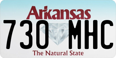 AR license plate 730MHC