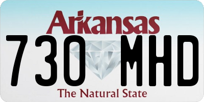 AR license plate 730MHD