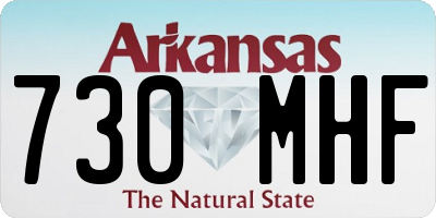 AR license plate 730MHF