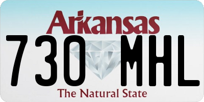 AR license plate 730MHL