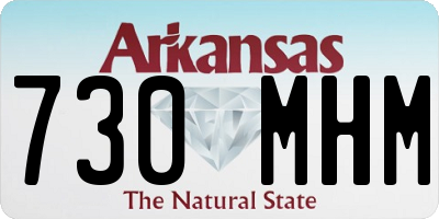 AR license plate 730MHM